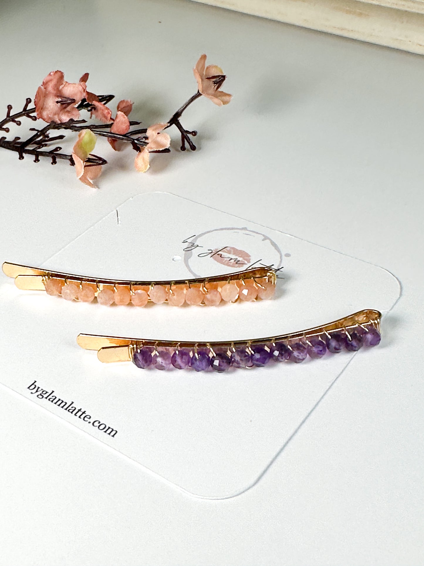Swan Latte Hair Pins