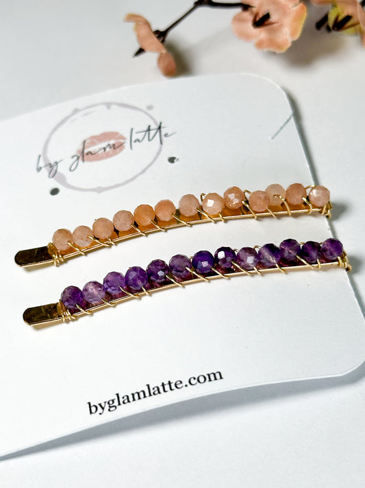 Swan Latte Hair Pins