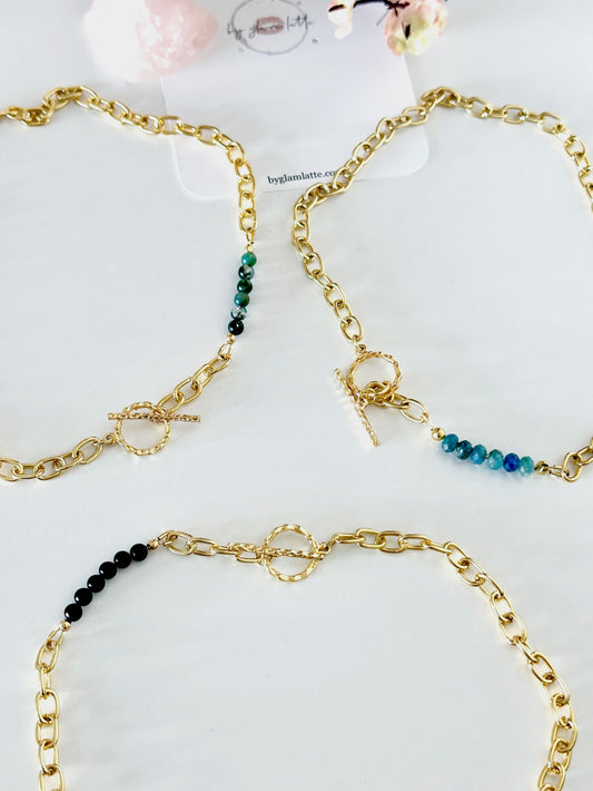 Horizon Necklace (CHOOSE YOUR STONE)