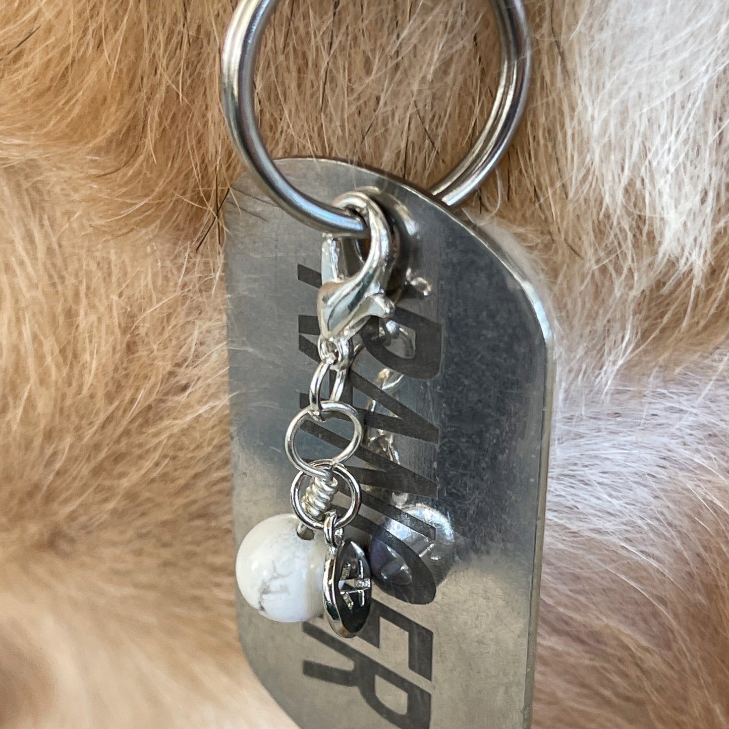 Howlite Pet Charm
