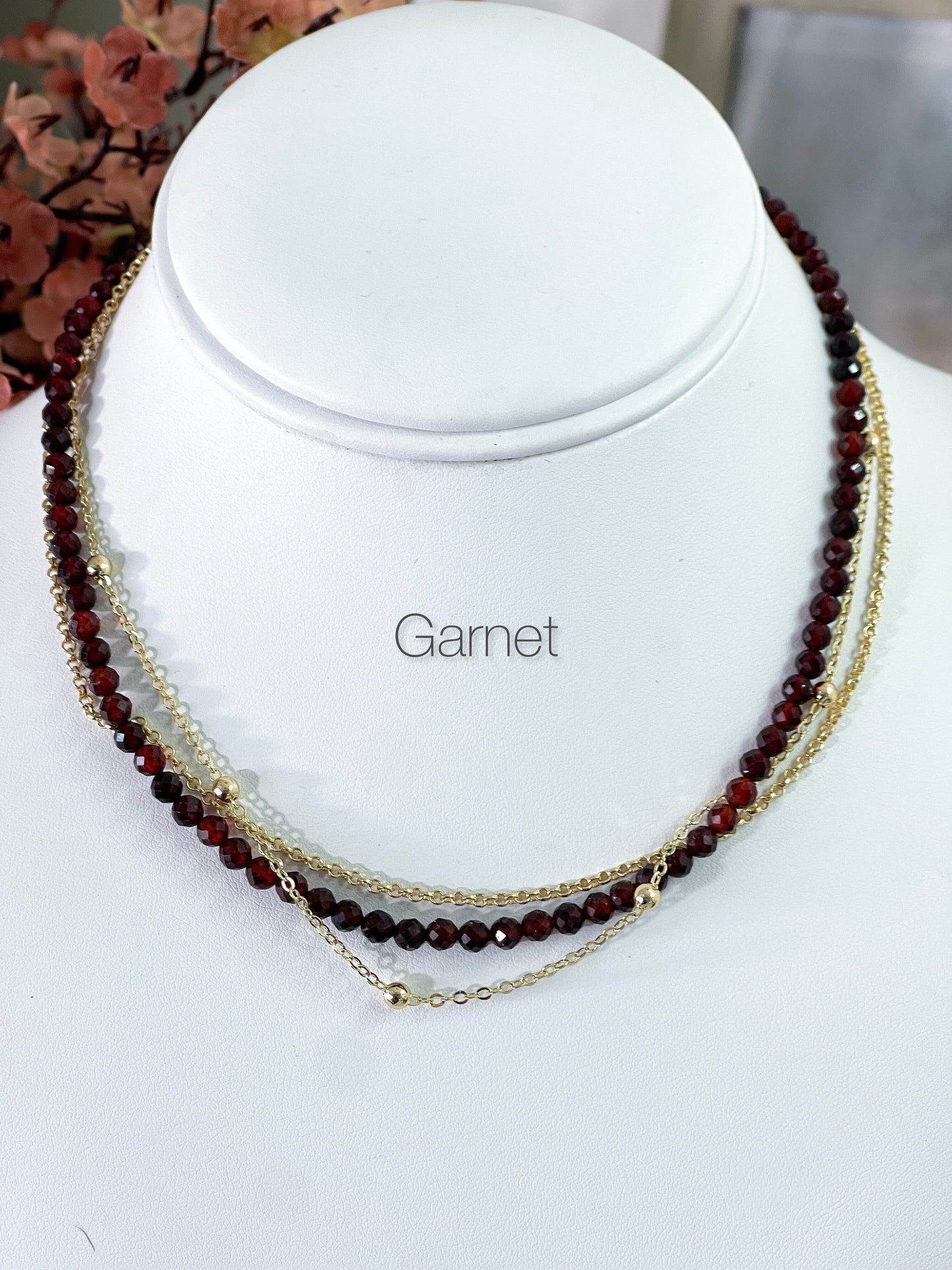 Garnet Necklace