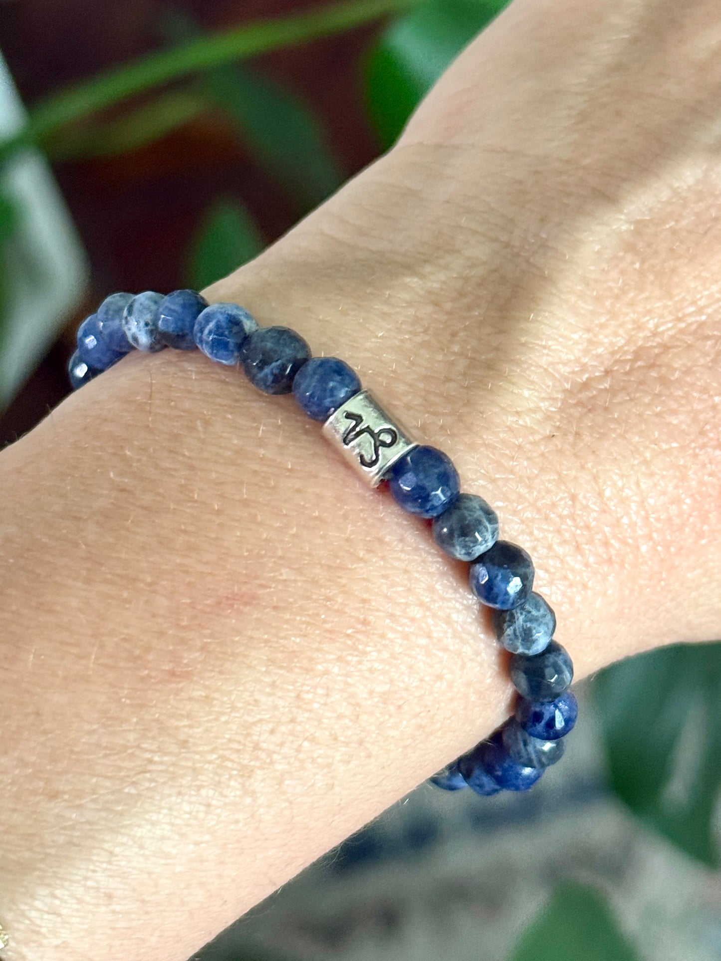 Sodalite Zodiac #bluebracelet