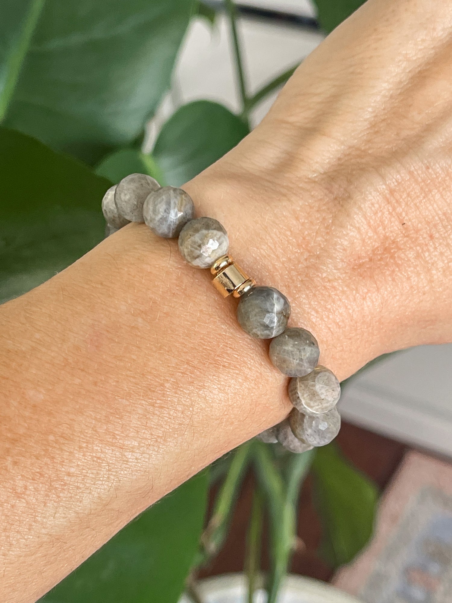 Natural & Certified AAA Quality Labradorite Bracelet 8mm Size - Tantra Astro