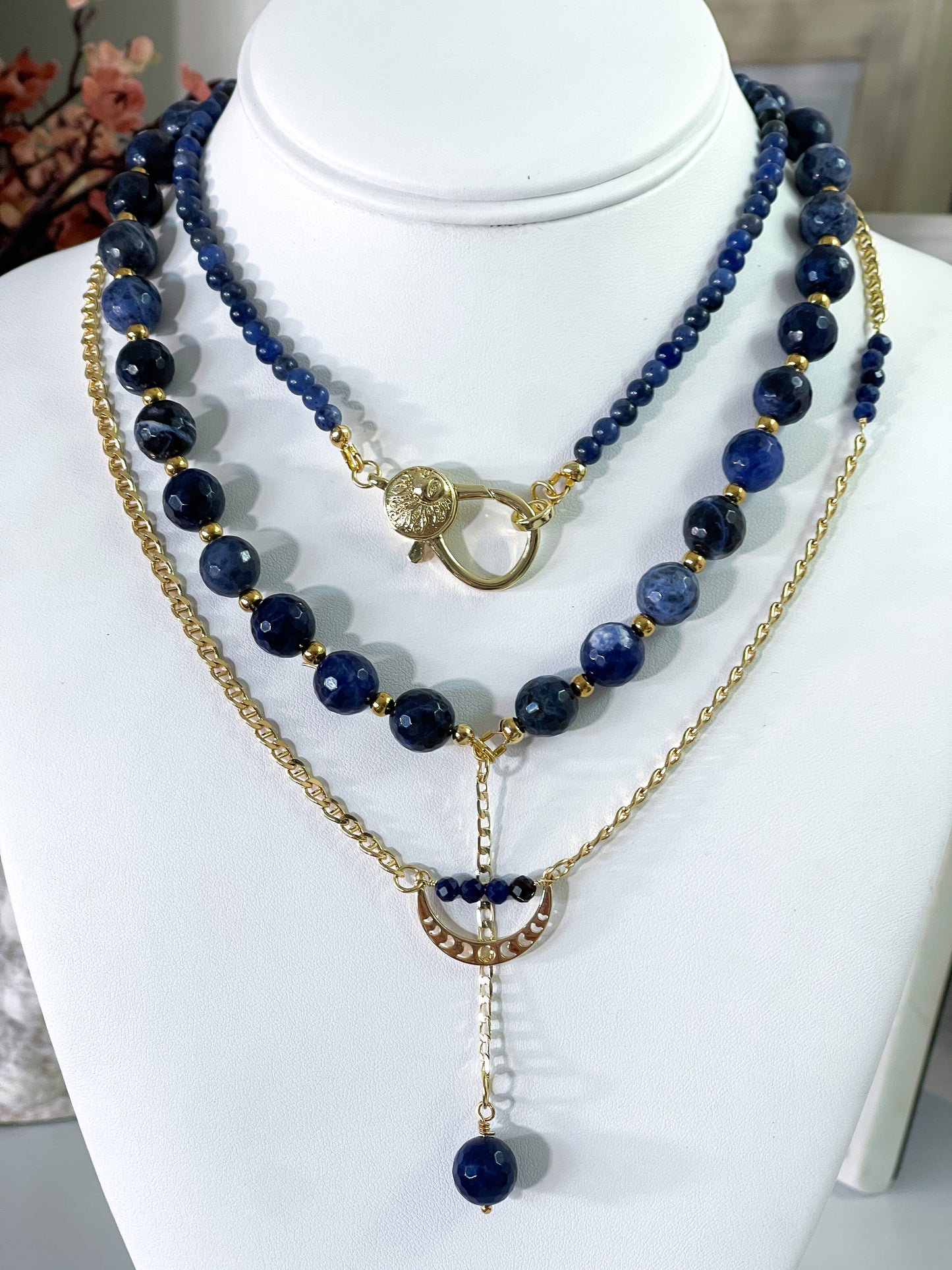 Blue Sodalite Luminary Stack